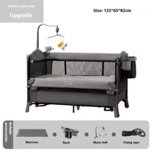 Baby co-sleeper Playpen/cot/bed With Infant Changing Station And Mosquito Net