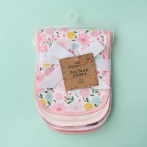 Premium Cotton absorbent Baby Burp Cloth( set of 3)