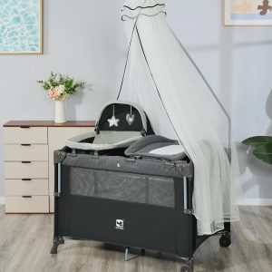 Baby Playpen Cosleeper with detachable baby carrier/car seat