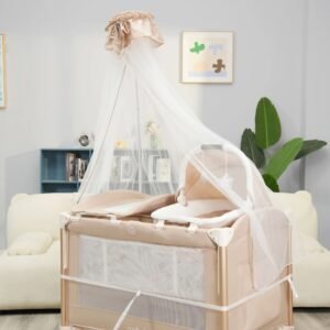 Baby Playpen Cosleeper with detachable baby carrier/car seat