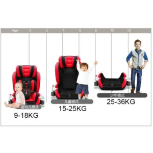 Kidilo 3-in-1 baby Car Seat Booster height adjustable