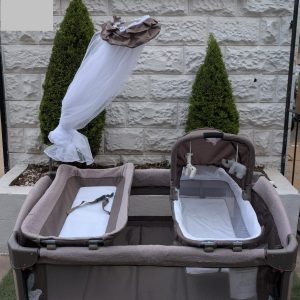 Baby Playpen baby Cosleeper bed With Infant bassinet And Mosquito Net