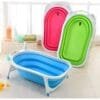 Silicone foldable bath tubs