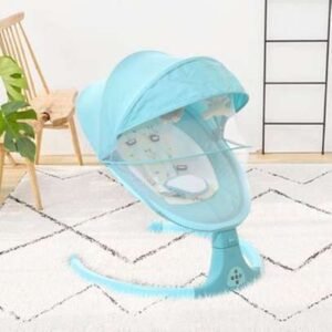 Electric baby swing with bluetooth and remote