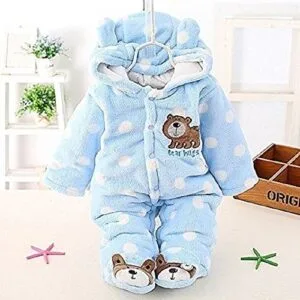 Fashion Baby Winter Jumpsuit / Romper-Blue