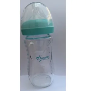 Mom Easy Glass Feeding Bottle 240ml