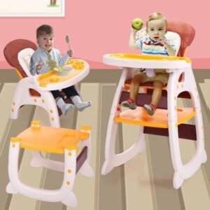 Baby Feeding High Chair -Brown