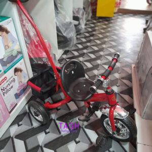 Kids' Tricycle with Parent Push Handle-Red