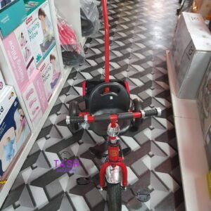 Kids' Tricycle with Parent Push Handle-Red