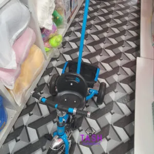 Kids' Tricycle with Parent Push Handle-Blue