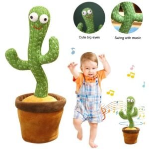 Dancing/Singing/Talking Cactus Toy with Light- Battery Operated