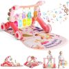 5 In 1 Baby Activity push Walker,Kick and Play Piano Gym play mat ( ideal from newborn to 18 months)