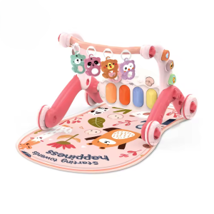 5 In 1 Baby Activity push Walker,Kick and Play Piano Gym play mat ( ideal from newborn to 18 months)