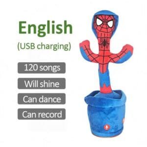 Dancing/Singing/Talking spiderman Toy with Light