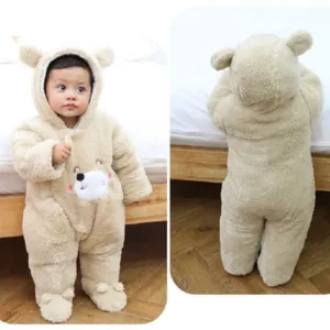 Unique Cozy Unisex Warm Heavy Baby Romper (0-3M)