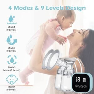Rechargeable double electric breast pump