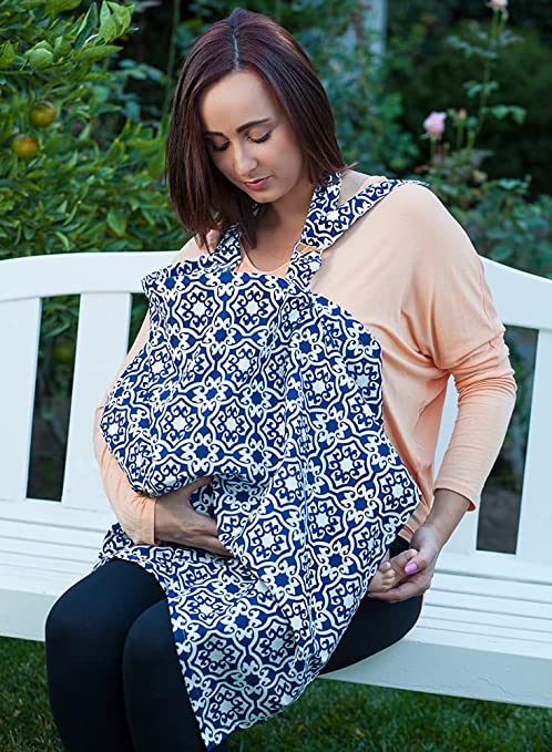 Nursing Cover, Feeding Cover for new mother with pouch 