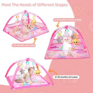 Baby Play Gym Playmat/musical baby activity center