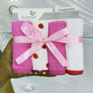 Ultra Soft and Absorbent Baby Wash Cloths-set of 4 | Tash baby store