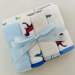 Ultra Soft and Absorbent Baby Wash Cloths-set of 4