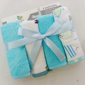 Ultra Soft and Absorbent Baby Wash Cloths-set of 4