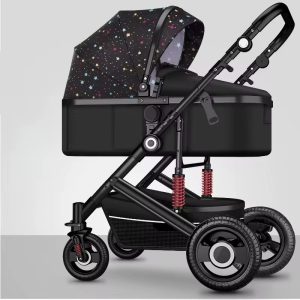 3in1 foldable, shock-absorbing baby stroller