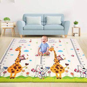 Double sided foldable baby Crawling Play Mat, well padded