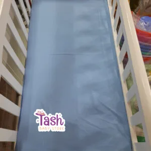 NEW Fitted Baby Cot Sheet Cotton-Blue