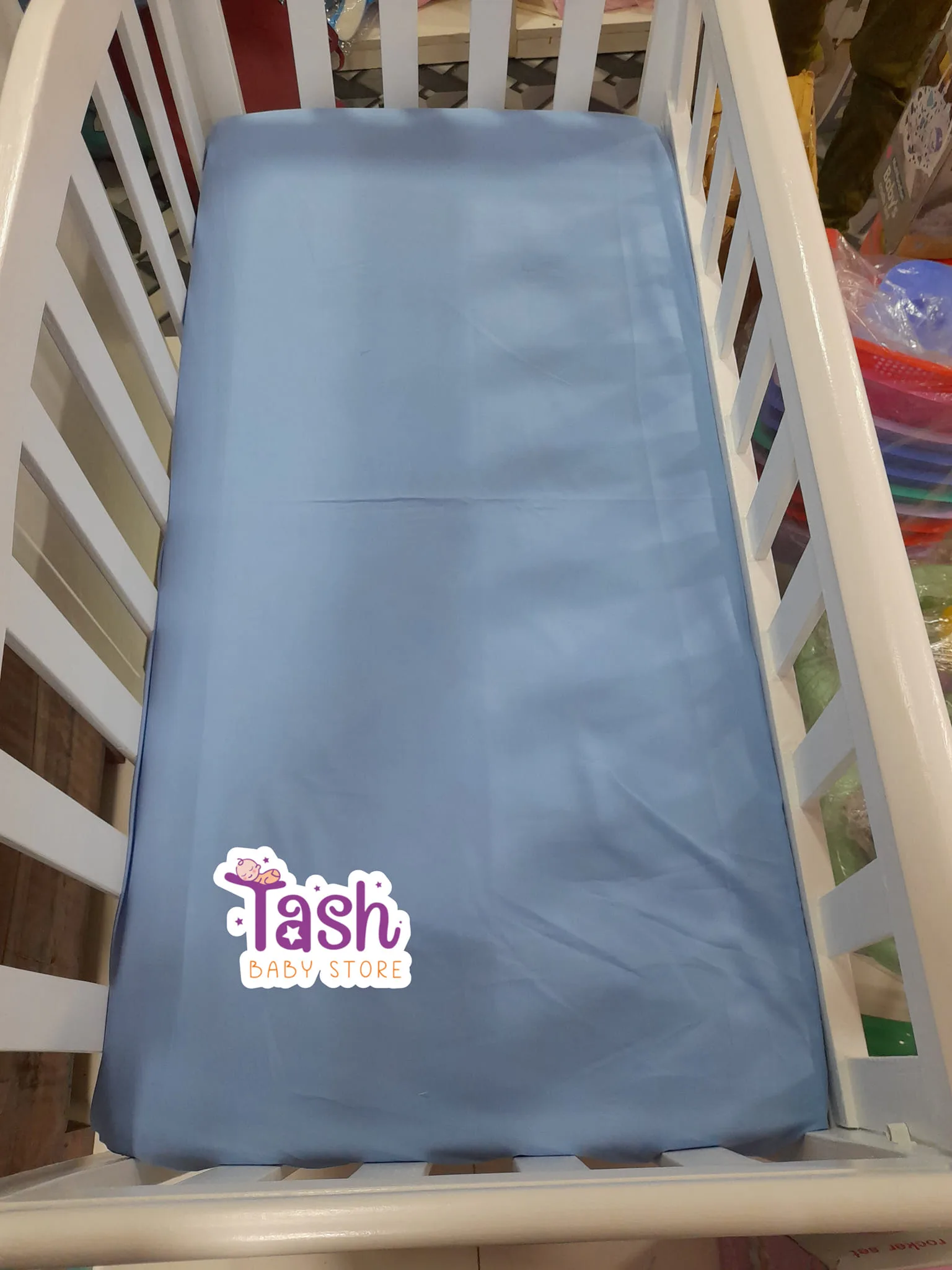 355695789_650172577151809_4770285924239628366_n NEW Fitted Baby Cot Sheet Cotton-Blue