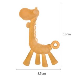 Unique giraffe-shaped silicone baby Teether