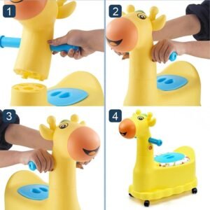 NEW Giraffe Potty Training Seat with Wheels