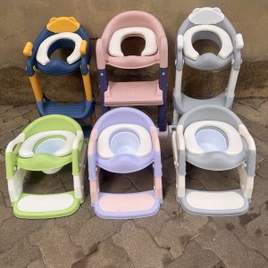 3-in-1 children's potty training toilet with a step ladder