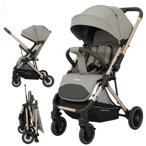 Kidilo easy fold baby stroller/Pushchair , with reversible handle ( newborn to 25 kgs)