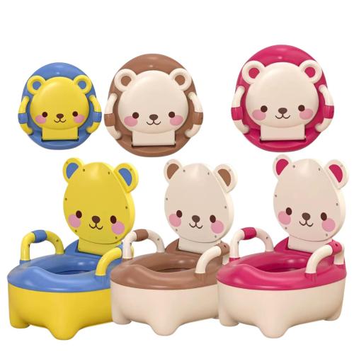Cartoon theme baby potty ergonomic design with pvc cushion removable toilet bowl Cartoon theme baby potty ergonomic design with pvc cushion removable toilet bowl