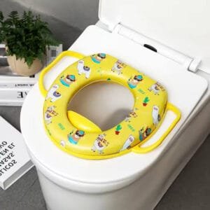 Children Potty Training Seat With Soft Cushion And Handles