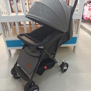 NEW Baby Stroller with Feeding Tray and Storage Basket