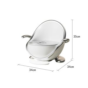 Child Potty Toilet Seat Training Ergonomic Toilet Seat with Stylish Cute Anti-Slip Antibacterial Toilet Seat for Baby Girls Boys Toddler Toilet Seat for Kids