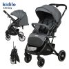 Kidilo easy fold baby stroller/Pushchair , with reversible handle ( newborn to 25 kgs)