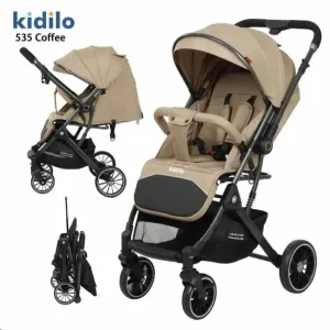 Kidilo easy fold baby stroller/Pushchair , with reversible handle ( newborn to 25 kgs)
