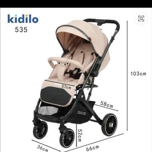 Kidilo easy fold baby stroller/Pushchair , with reversible handle ( newborn to 25 kgs)