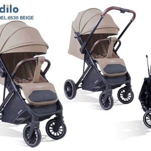 Kidilo easy fold baby stroller/Pushchair , with reversible handle ( newborn to 25 kgs)
