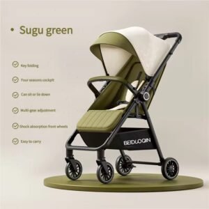 Reversible handle, two way foldable stroller,cabin approved