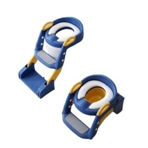 3-in-1 children's potty training toilet with a step stool.