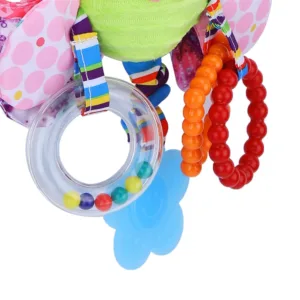 NEW Soft Plush Rattle Butterfly Toy with Mirror