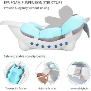 NEW Baby Bath Back and Neck Support Seat Cartoon Shaped