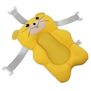 NEW Baby Bath Back and Neck Support Seat Cartoon Shaped
