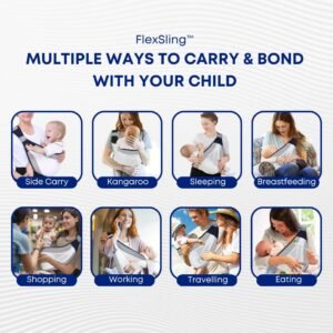 NEW Ergonomic 3D mesh Baby Sling Carrier