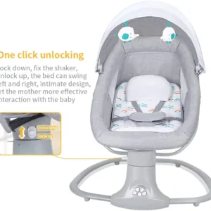NEW 3 in 1 Mastela Deluxe Remote Control Bassinet Multifunctional