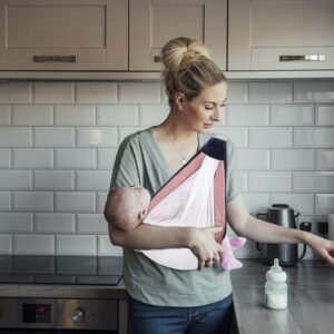 NEW Ergonomic 3D mesh Baby Wrap Sling Carrier- Pink
