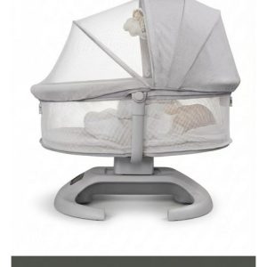 Mastela InfiniOrbit™ electric cradle swing - Premium 3-in-1 multi-motion Baby Rocker and Seat with smart app Control, Bluetooth and Breathable Mesh